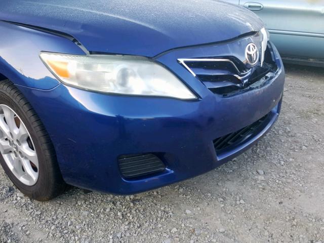 4T1BF3EK7BU698200 - 2011 TOYOTA CAMRY BASE BLUE photo 9