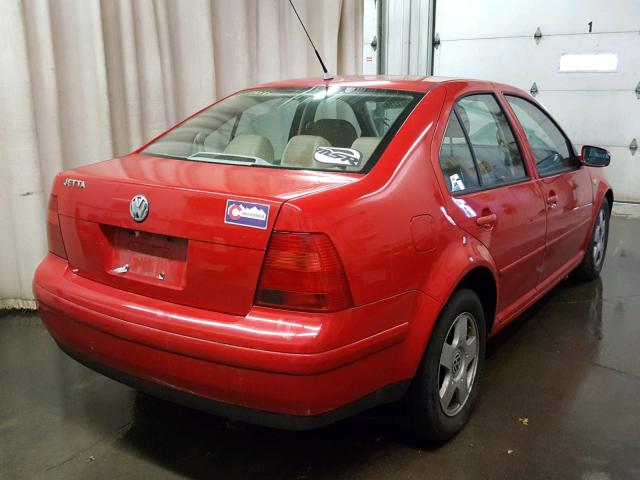 3VWSA29M0XM040090 - 1999 VOLKSWAGEN JETTA GLS RED photo 4