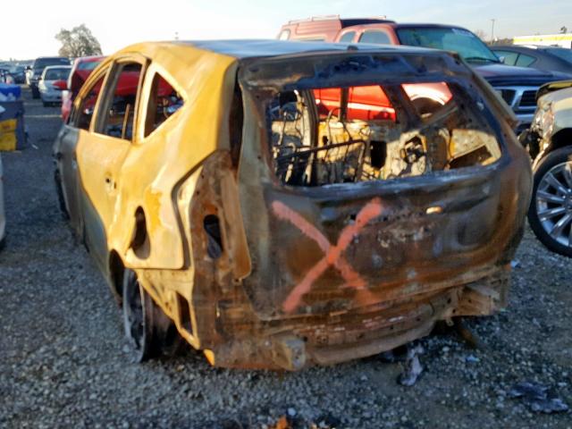 JTDZN3EU5E3366693 - 2014 TOYOTA PRIUS V BURN photo 3