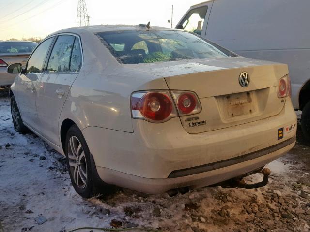 3VWST71K76M798850 - 2006 VOLKSWAGEN JETTA TDI WHITE photo 3