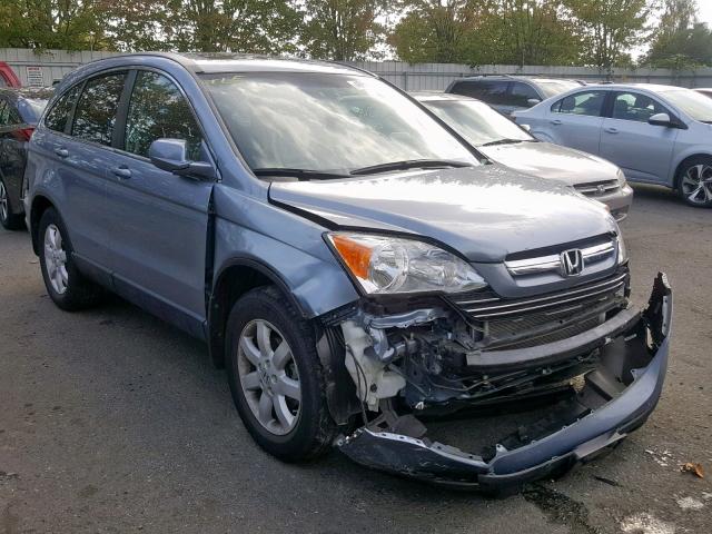 JHLRE48738C062250 - 2008 HONDA CR-V EXL BLUE photo 1