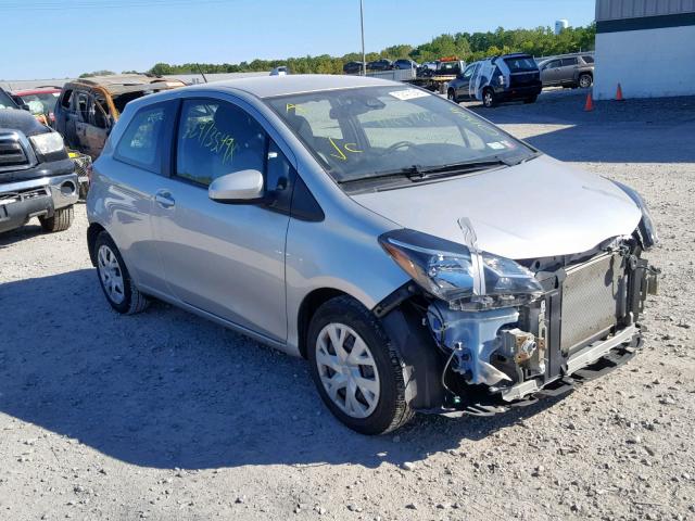 VNKJTUD33JA095048 - 2018 TOYOTA YARIS L SILVER photo 1