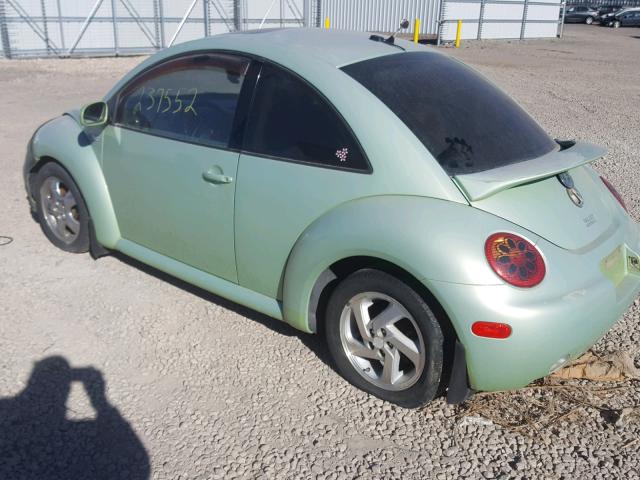 3VWCP21C61M418118 - 2001 VOLKSWAGEN NEW BEETLE GREEN photo 3