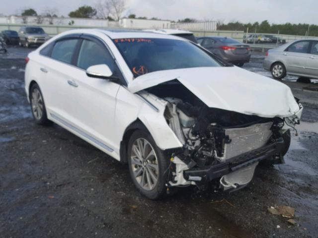 5NPE34AF3HH496529 - 2017 HYUNDAI SONATA SPO WHITE photo 1