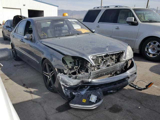 WDBNG76J55A450396 - 2005 MERCEDES-BENZ S 600 GRAY photo 1