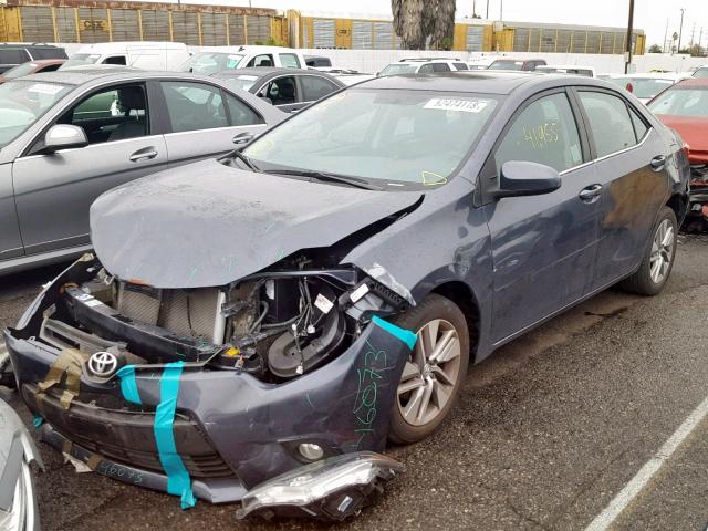 5YFBPRHEXEP049924 - 2014 TOYOTA COROLLA EC 灰色 照片 2