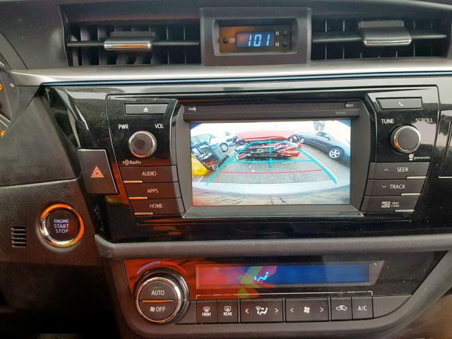 5YFBPRHEXEP049924 - 2014 TOYOTA COROLLA EC 灰色 照片 9