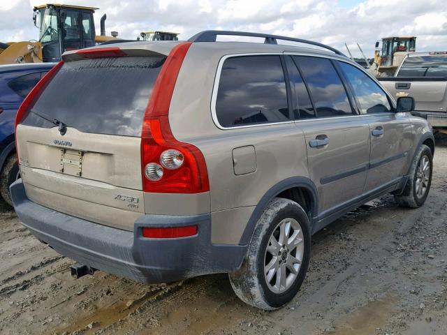 YV1CZ91H341058772 - 2004 VOLVO XC90 T6 GOLD photo 4