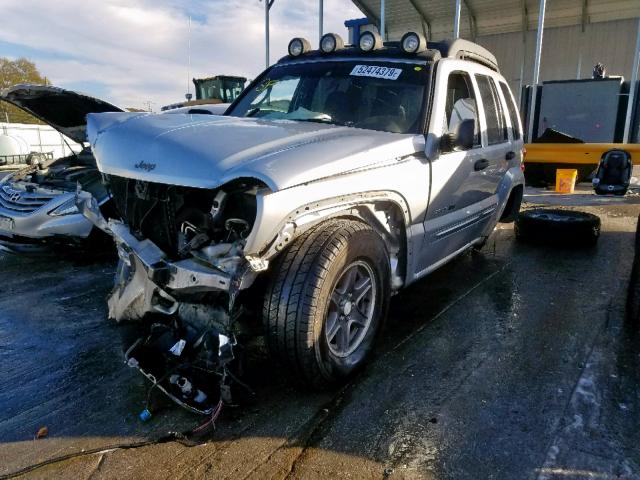 1J4GL38K92W365963 - 2002 JEEP LIBERTY RE SILVER photo 2