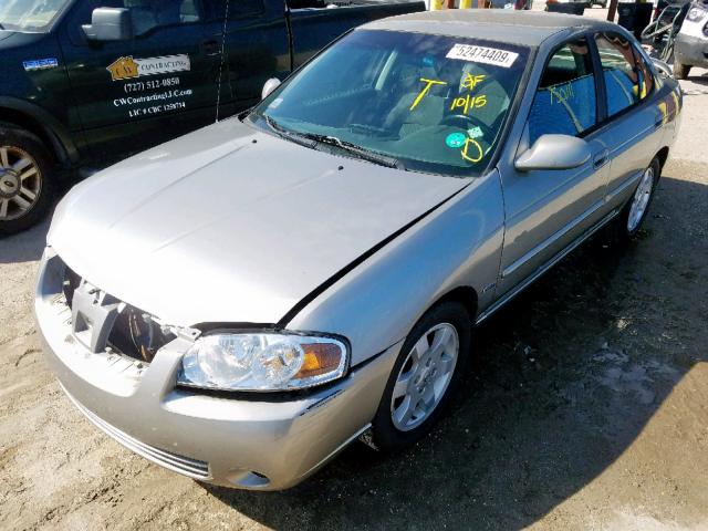 3N1CB51D36L551236 - 2006 NISSAN SENTRA 1.8 BEIGE photo 2