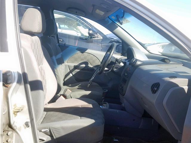 KL1TD52605B432414 - 2005 CHEVROLET AVEO BASE Күміс фото 5