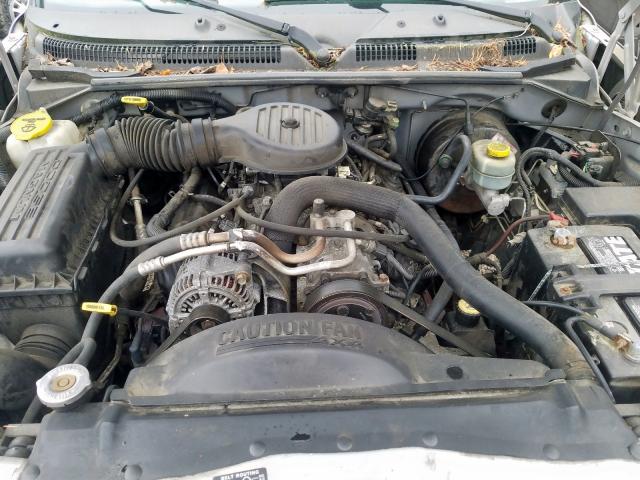 1B7GG22Y9XS278239 - 1999 DODGE DAKOTA SILVER photo 7