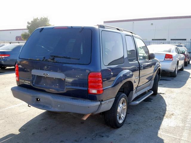 1FMZU70E13UB88536 - 2003 FORD EXPLORER S BLUE photo 4