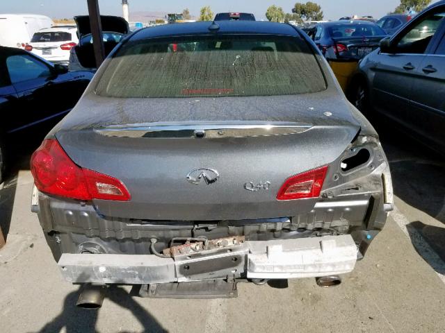 JN1CV6AR3FM522432 - 2015 INFINITI Q40 SILVER photo 9