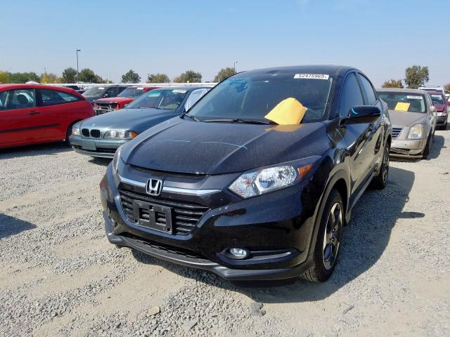 3CZRU6H58JM726213 - 2018 HONDA HR-V EX BLACK photo 2