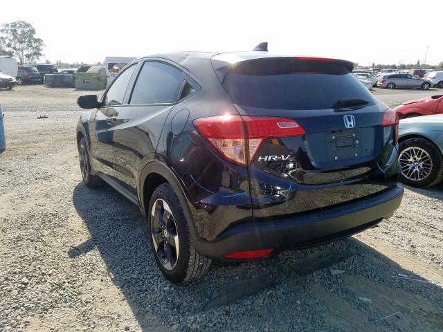 3CZRU6H58JM726213 - 2018 HONDA HR-V EX BLACK photo 3