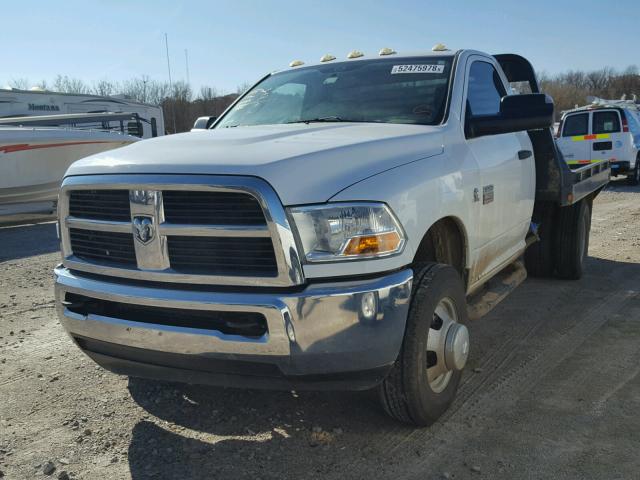 3D6WZ4ELXBG614976 - 2011 DODGE RAM 3500 S WHITE photo 2