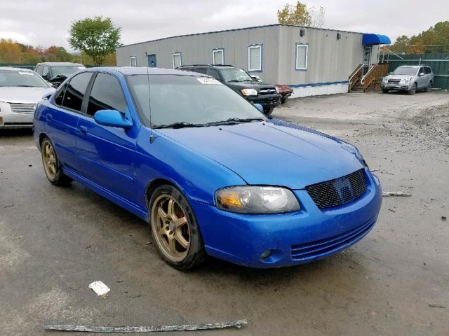 3N1AB51DX6L607888 - 2006 NISSAN SENTRA SE- BLUE photo 1