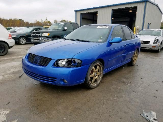 3N1AB51DX6L607888 - 2006 NISSAN SENTRA SE- BLUE photo 2