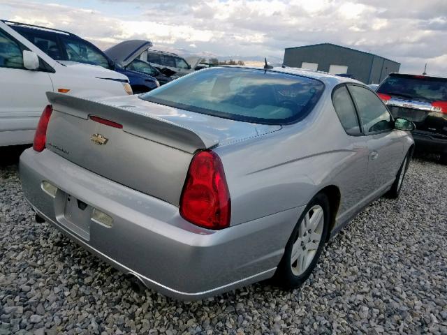 2G1WK161169305511 - 2006 CHEVROLET MONTE CARL ვერცხლისფერი ფოტო 4