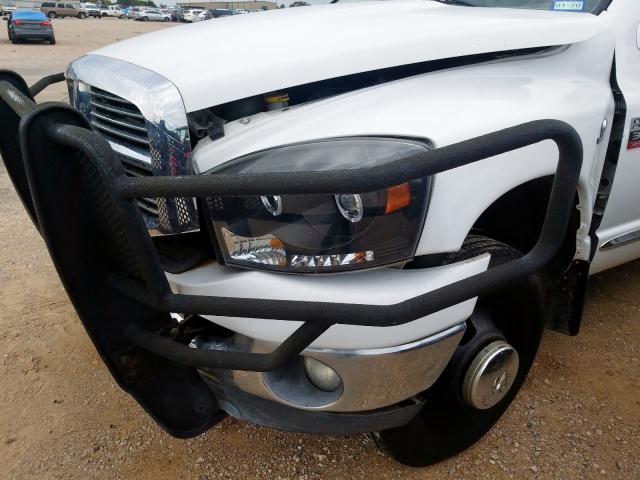 3D7MX48A68G104183 - 2008 DODGE RAM 3500 S WHITE photo 9