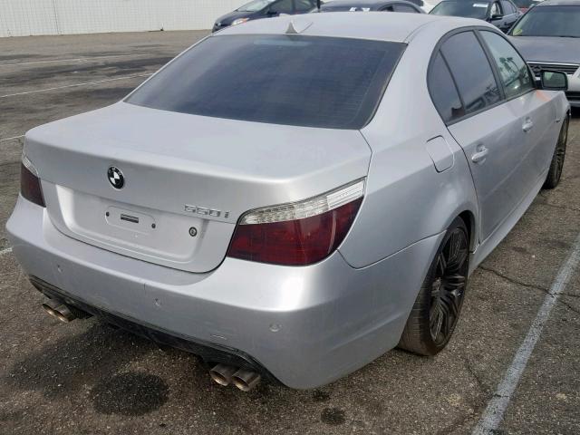 WBANW535X9CT55436 - 2009 BMW 550 I SILVER photo 4