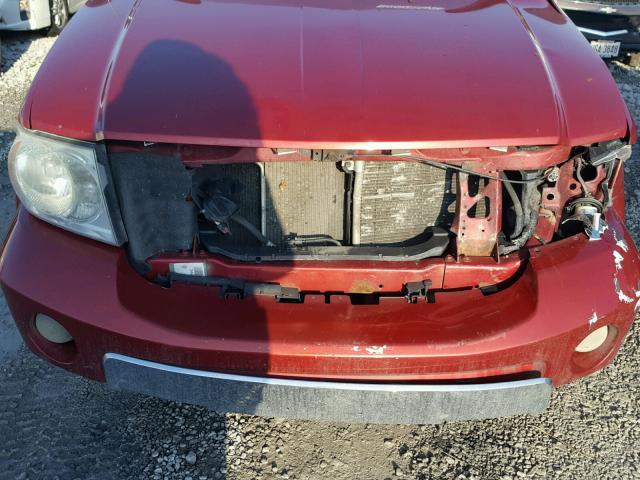 1D8HB58257F520218 - 2007 DODGE DURANGO LI RED photo 9