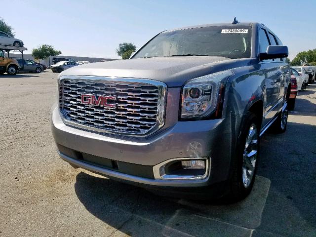 1GKS2CKJ3KR105709 - 2019 GMC YUKON DENA GRAY photo 2