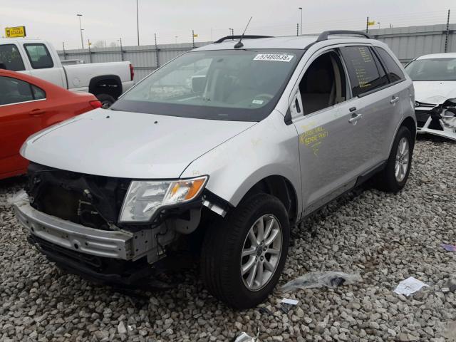 2FMDK4JCXABB01439 - 2010 FORD EDGE SEL GRAY photo 2