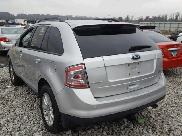 2FMDK4JCXABB01439 - 2010 FORD EDGE SEL GRAY photo 3