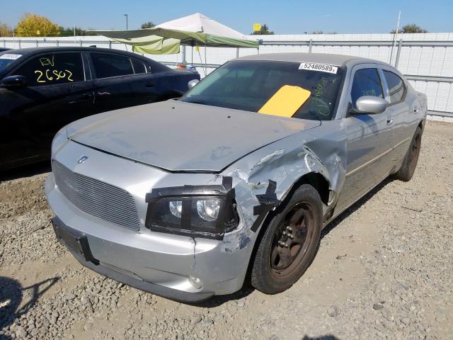 2B3CA3CVXAH222210 - 2010 DODGE CHARGER SX SILVER photo 2