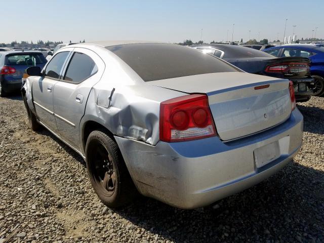 2B3CA3CVXAH222210 - 2010 DODGE CHARGER SX SILVER photo 3