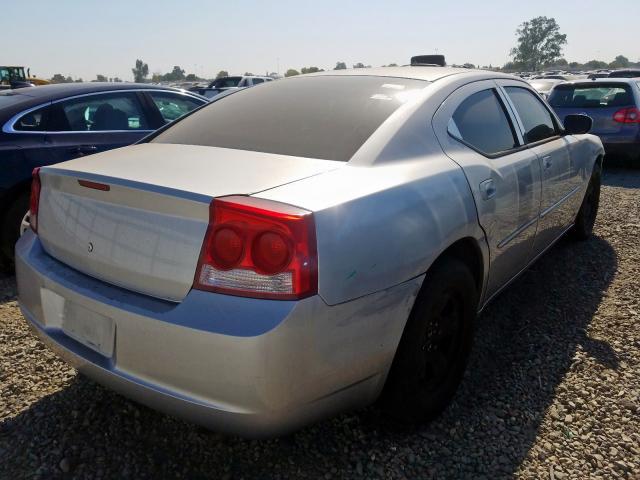 2B3CA3CVXAH222210 - 2010 DODGE CHARGER SX SILVER photo 4