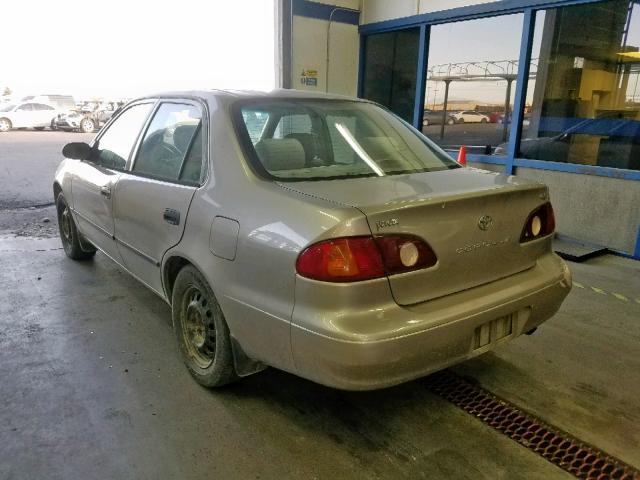 1NXBR12E61Z540536 - 2001 TOYOTA COROLLA CE BROWN photo 3