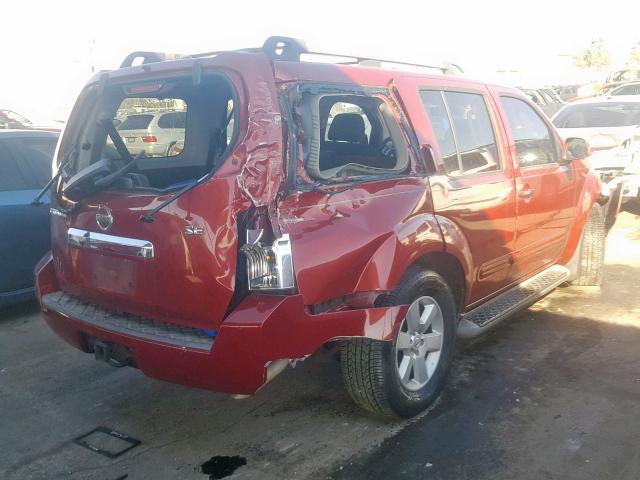 5N1AR18U28C648792 - 2008 NISSAN PATHFINDER S  照片 4