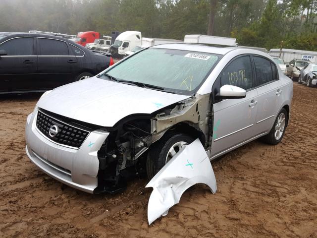 3N1AB61E98L629625 - 2008 NISSAN SENTRA 2.0 SILVER photo 2