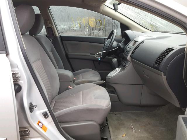 3N1AB61E98L629625 - 2008 NISSAN SENTRA 2.0 SILVER photo 5