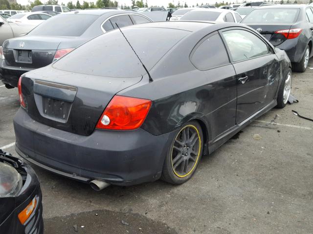 JTKDE177560080442 - 2006 TOYOTA SCION TC შავი ფოტო 4