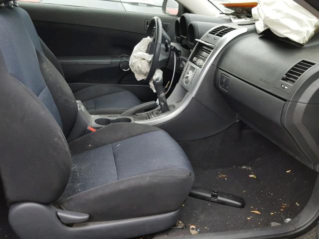 JTKDE177560080442 - 2006 TOYOTA SCION TC შავი ფოტო 5