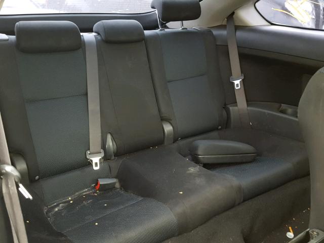 JTKDE177560080442 - 2006 TOYOTA SCION TC შავი ფოტო 6