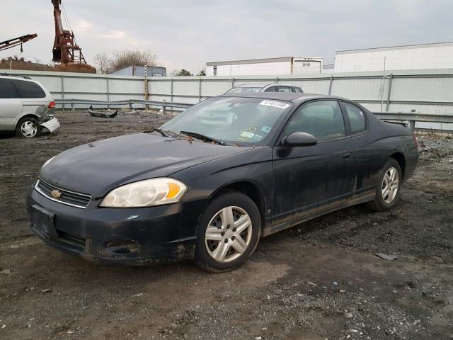 2G1WJ15K179417045 - 2007 CHEVROLET MONTE CARL BLACK photo 2