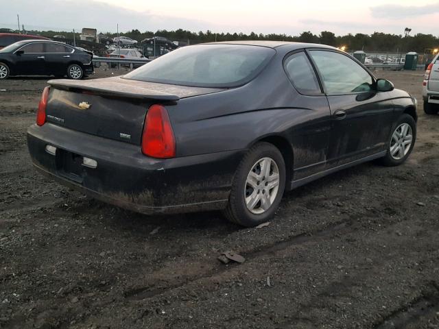 2G1WJ15K179417045 - 2007 CHEVROLET MONTE CARL BLACK photo 4