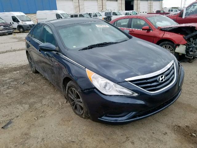 5NPEB4ACXCH397238 - 2012 HYUNDAI SONATA GLS BLUE photo 1