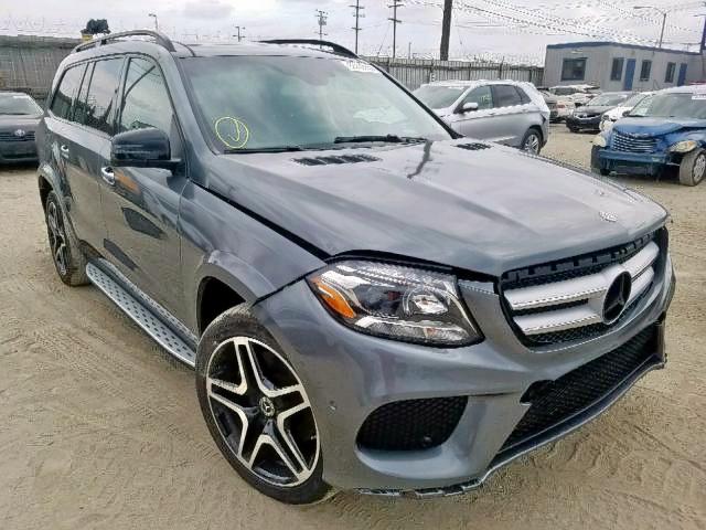 4JGDF7DE4JB005122 - 2018 MERCEDES-BENZ GLS 550 4M GRAY photo 1