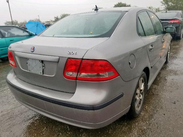 YS3FD49Y661032798 - 2006 SAAB 9-3 GRAY photo 4