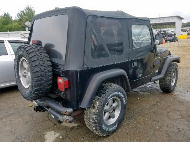 1J4FY19S5WP710065 - 1998 JEEP WRANGLER / BLACK photo 4