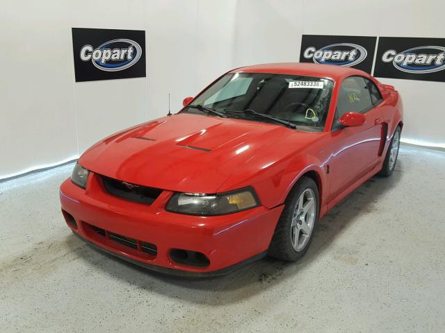 1FAFP48Y14F194280 - 2004 FORD MUSTANG CO RED photo 2