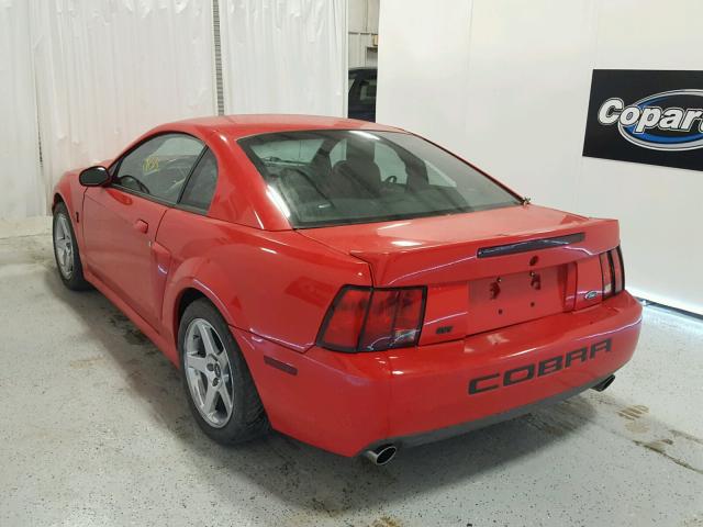 1FAFP48Y14F194280 - 2004 FORD MUSTANG CO RED photo 3