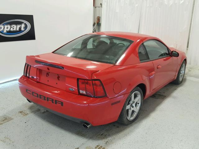 1FAFP48Y14F194280 - 2004 FORD MUSTANG CO RED photo 4