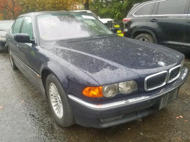 WBAGJ0341YDD73823 - 2000 BMW 750 IL BLUE photo 1